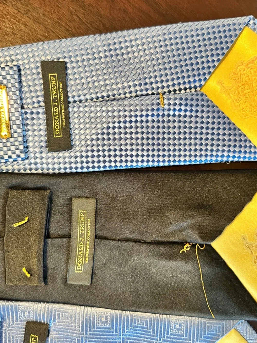 Donald J Trump silk neckties